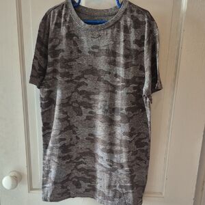 Threads 4 Thought Kids Gray Camouflage Tee